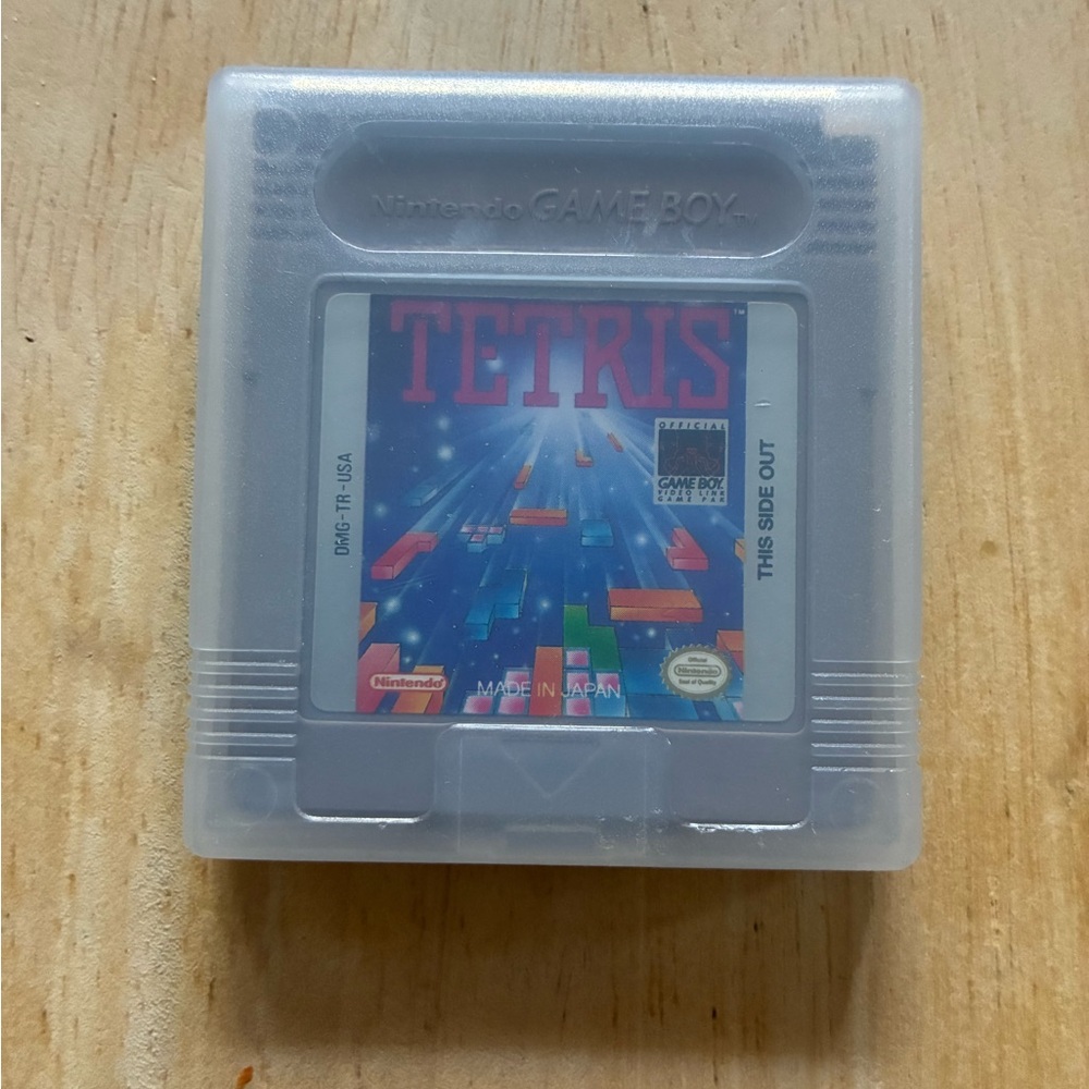 Nintendo Game Boy TETRIS Game With Case, Tested, Works